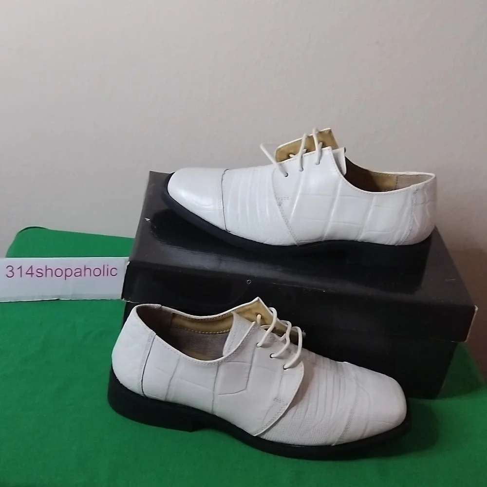 Boys White Dress Shoes